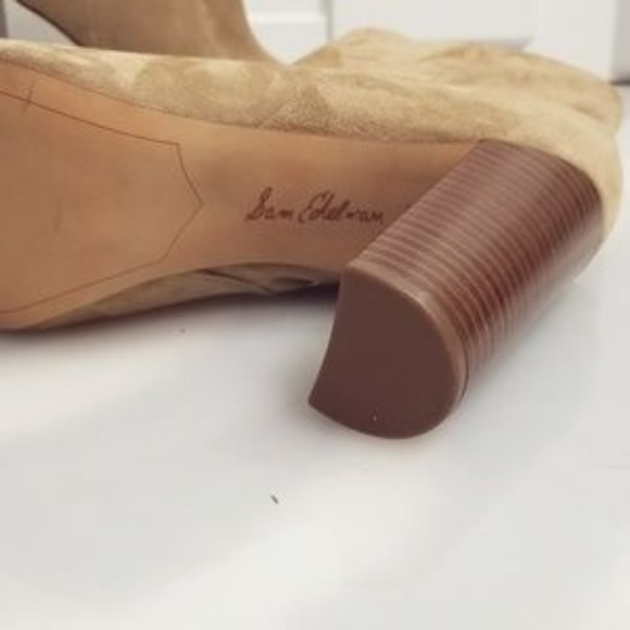SOLD Sam Edelman Suede BOOTIES NWOT - Picture 4 of 4